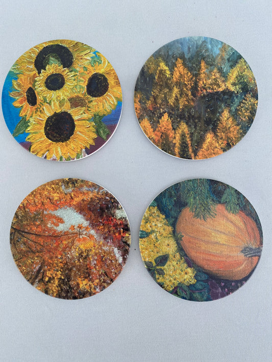 Autumn Coaster set (4)